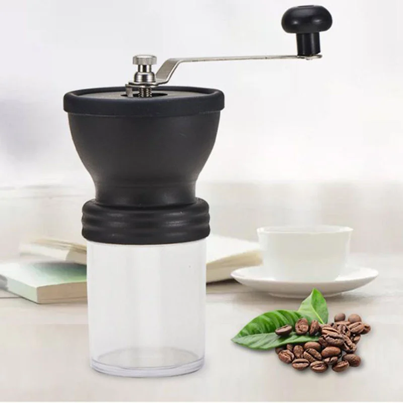 

Hand Crank Coffee Grinder Portable Manual Beans Mill Coffee Grinder Home Adjustable Stainless Steel Grinding Core Travel Coffee