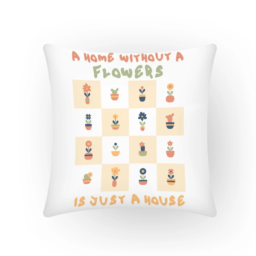 

Abstract Cushion Filling 45x45 Nordic Square Living Room Decoration Letter Home Decor Painting Cushion for Sofa Gift Cover E2138