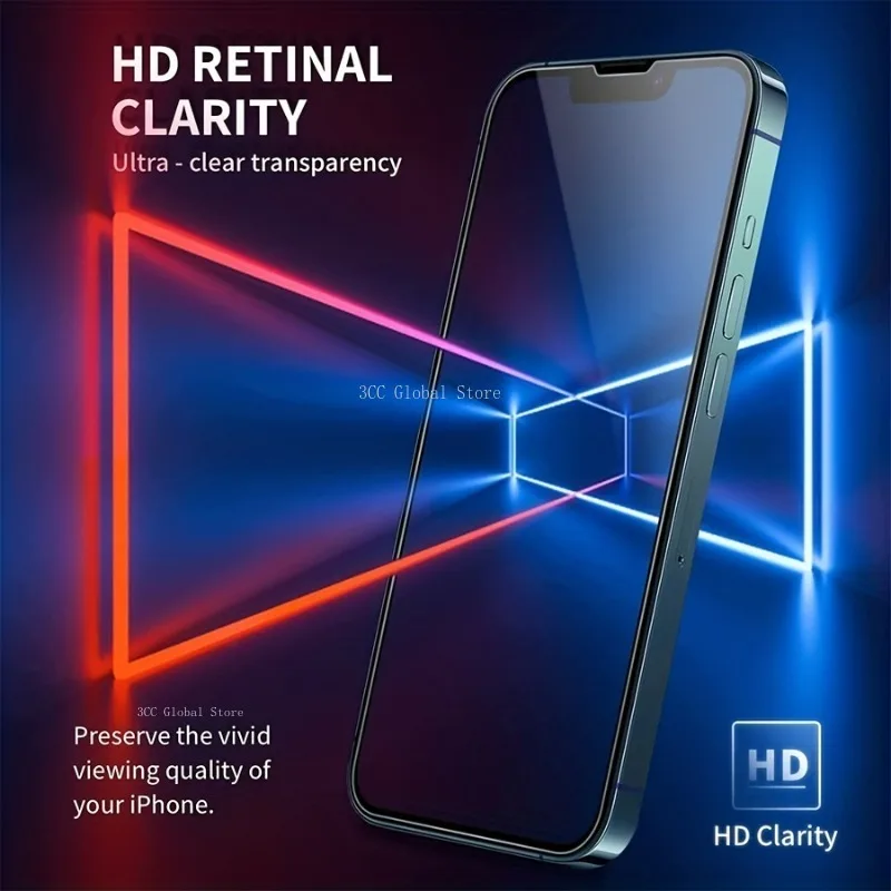 4 в 1 твердое закаленное стекло 9H для защиты экрана с защитой объектива камеры IPhone