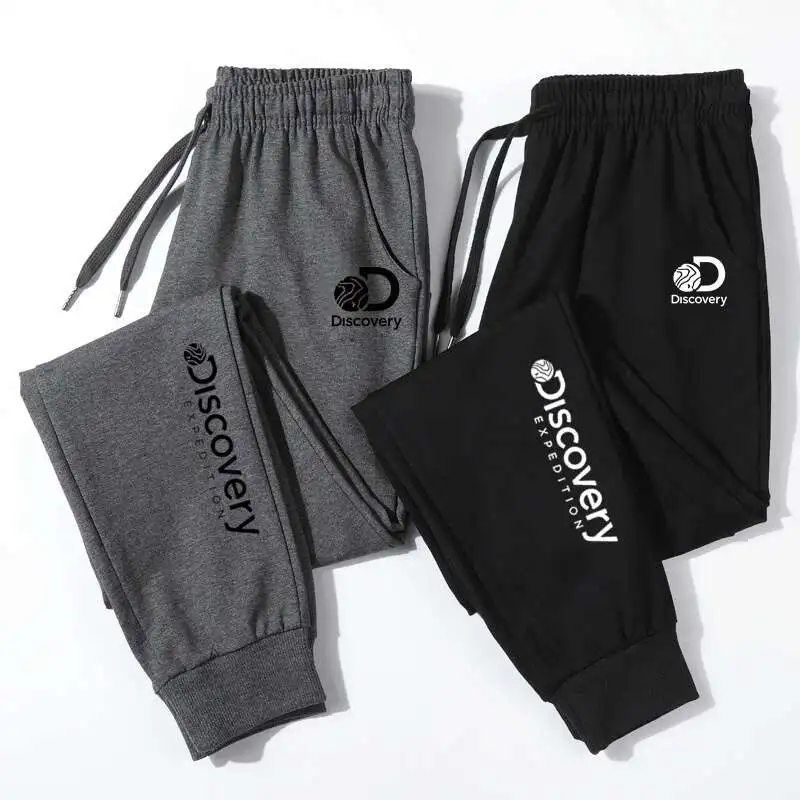 

Брюки мужские плюшевые спортивные, модные повседневные штаны для фитнеса и бега, на осень и зиму