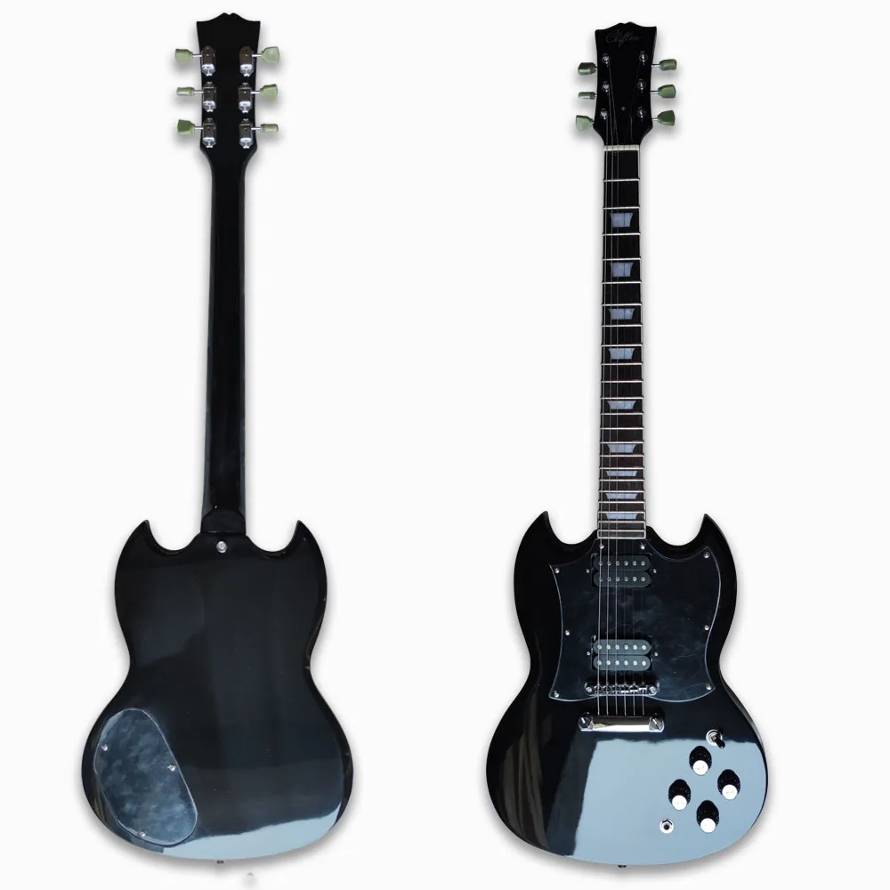 

Yujing Factory Custom Logo Mahogany Body Good Quality SG Electric Guitar