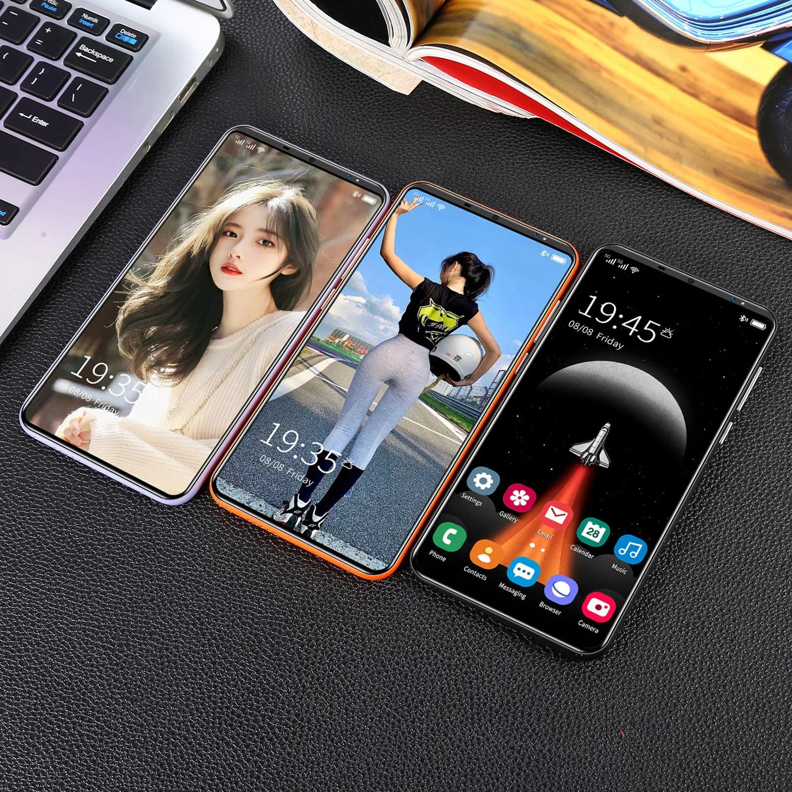 Бесплатная доставка дешевые смартфоны на Android M12 Pro 5 5-дюймовый смартфон с