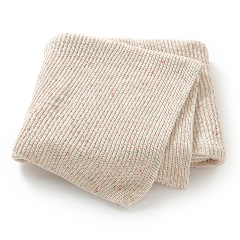 

Infant Baby Blankets Super Soft Cotton Knitted Newborn Boys Girls Dual-Use Camel Stroller Bedding Cradle Quilts All Seasons Mats