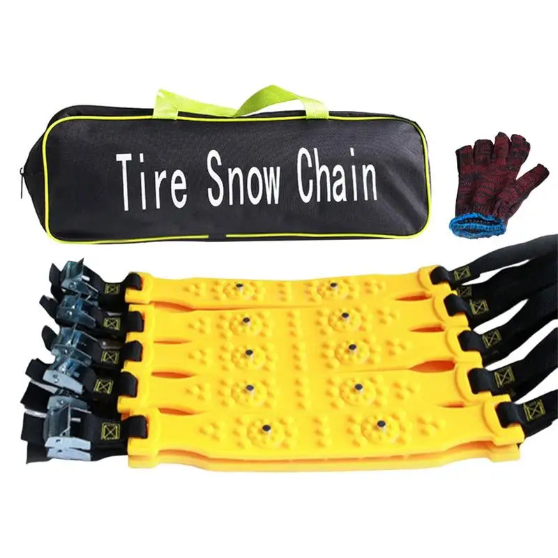 

10PCS Anti Skid Tire Cables For Snow Car SUV Road Trip Tire Chains Thickening Car Mud Snow Chains Strong Durable Car Supplies