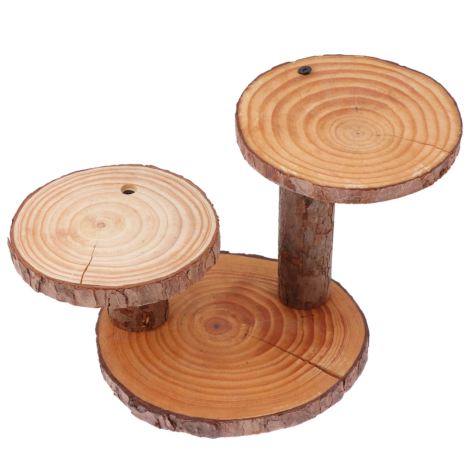 

1Pc Wood Plant Stand Household Flowerpot Base Wooden Plant Storage Stand