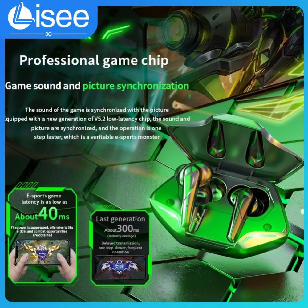 

Sports Earbuds Earphone Touch Control Waterproof Tws Headphone Stereo Noise Reduction Tws Gaming Headsets