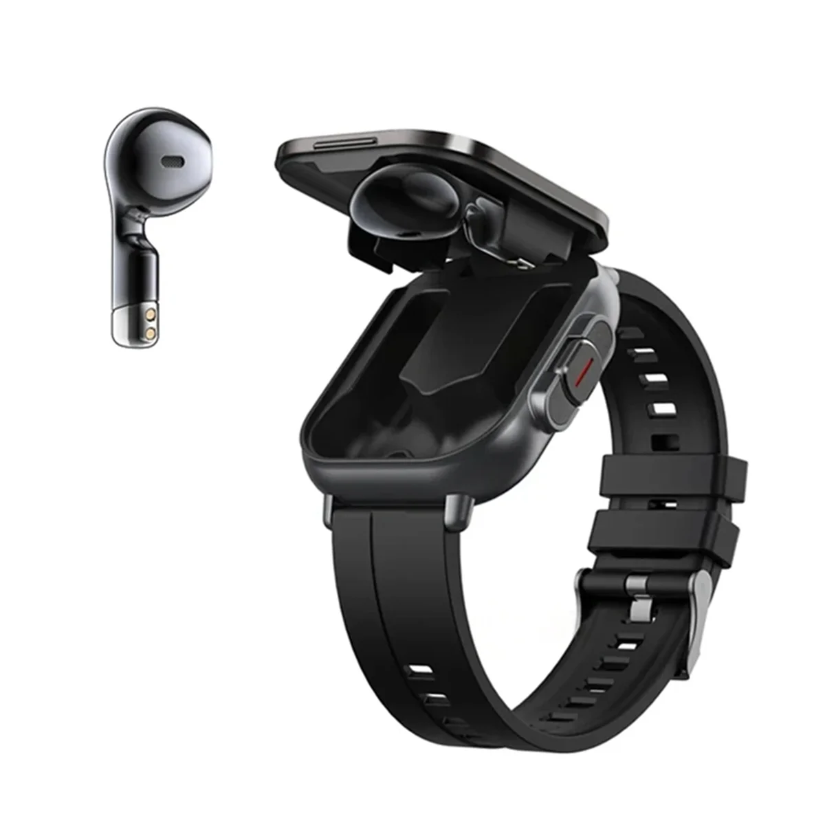 【Подка цены】 Беспроводные Bluetooth-умные часы 2 в 1, наручные часы TWS с шумоподавлением и наушниками-вкладышами, мониторинг сердечного ритма NFC, мониторинг здоровья-C (art.: 3920cf2942a77) - 3920cf2942a77