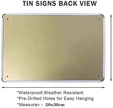 RFOS Funny Metl Tn Sgn Never Underestmte Womn With Mchne Ретро Ktchen Resturnt Frm Люди Cve Wl