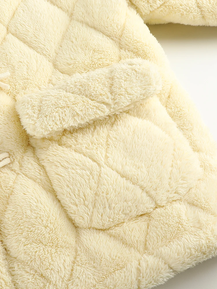 Женская пижама Milk Huhu из кораллового флиса зимняя трехслойная стеганая