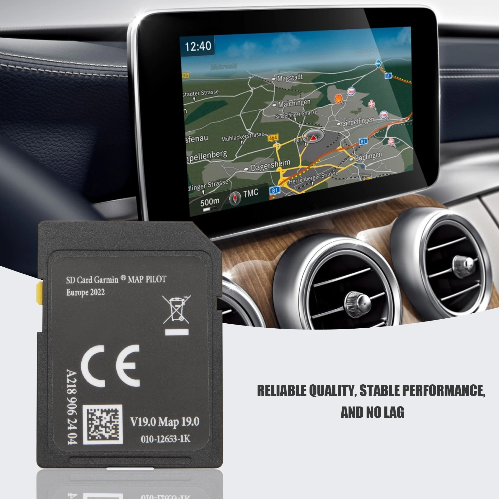 

Европейская SD-карта GPS навигации для Mercedes-Benz Garmin Map Pilot Star1 v19 2022 | A2189062404