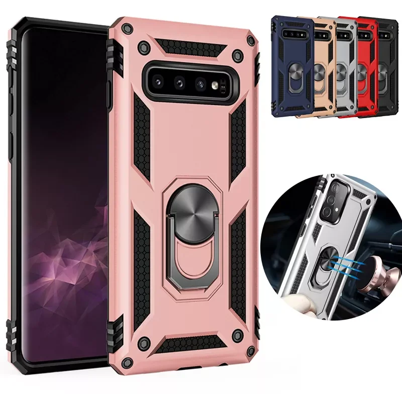 

luxury Ring Magnetic Case for Samsung Galaxy A80 A22 4G A32 A52s 5G A13 A53 A50s A42 M52 M42 A51 A31 Phone Case Armor Back Cover