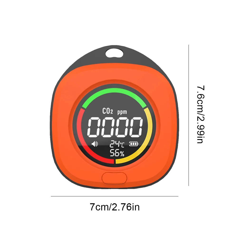 Монитор качества воздуха 3 в 1 CO2 с магнитным всасыванием Детектор температуры и