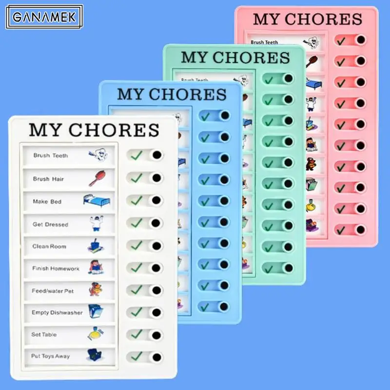 

Daily Task Planning Board Wall Hanging Memo Plastic Board Multi Purpose Student Task Boards Detachable Chores Checklist Board