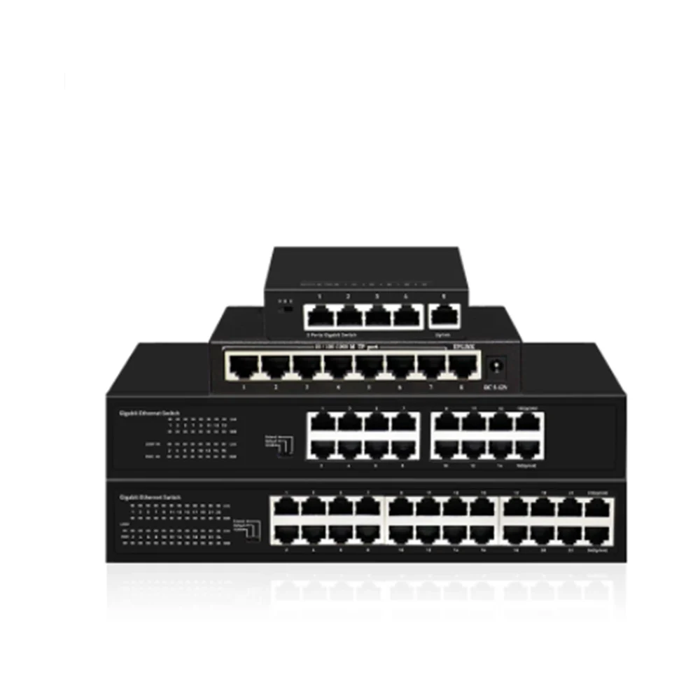 

Сетевой коммутатор 10/100 Мбит/с, RJ45, 5/1000/16/24