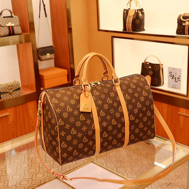 Boston bag luxury duffle bag men sac de voyage Genuine Leather Women's travel bag Clothes bag Y032