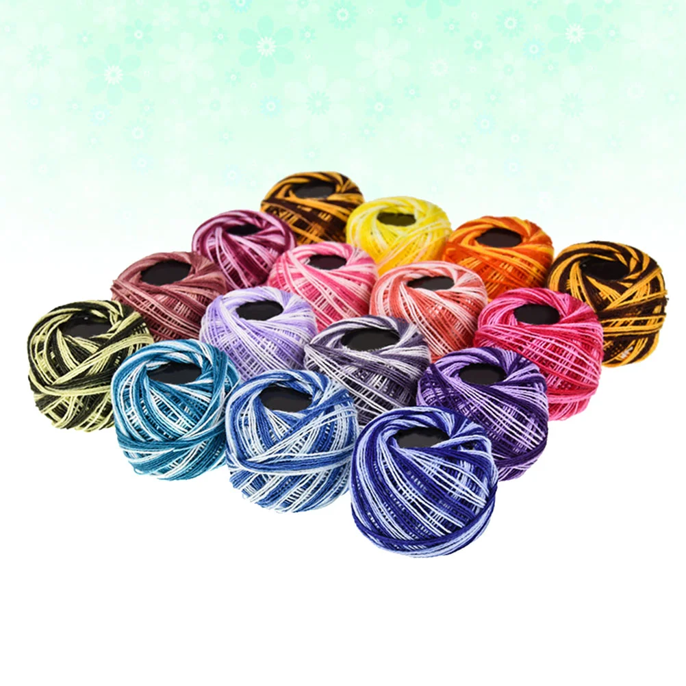 

Thread Embroidery Cotton Sewing String Floss Cross Yarn Crochet Polyester Wool Machine Bracelet Cord Friendship Crewel Spool