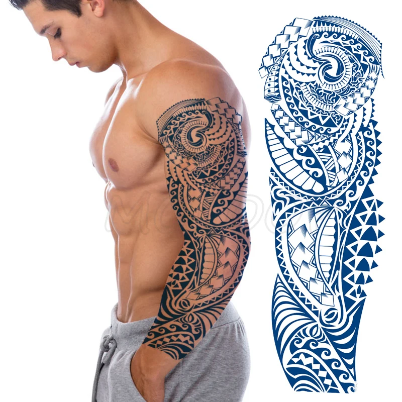 

Наклейка-тату Мужская Механическая на всю руку, 15 дней