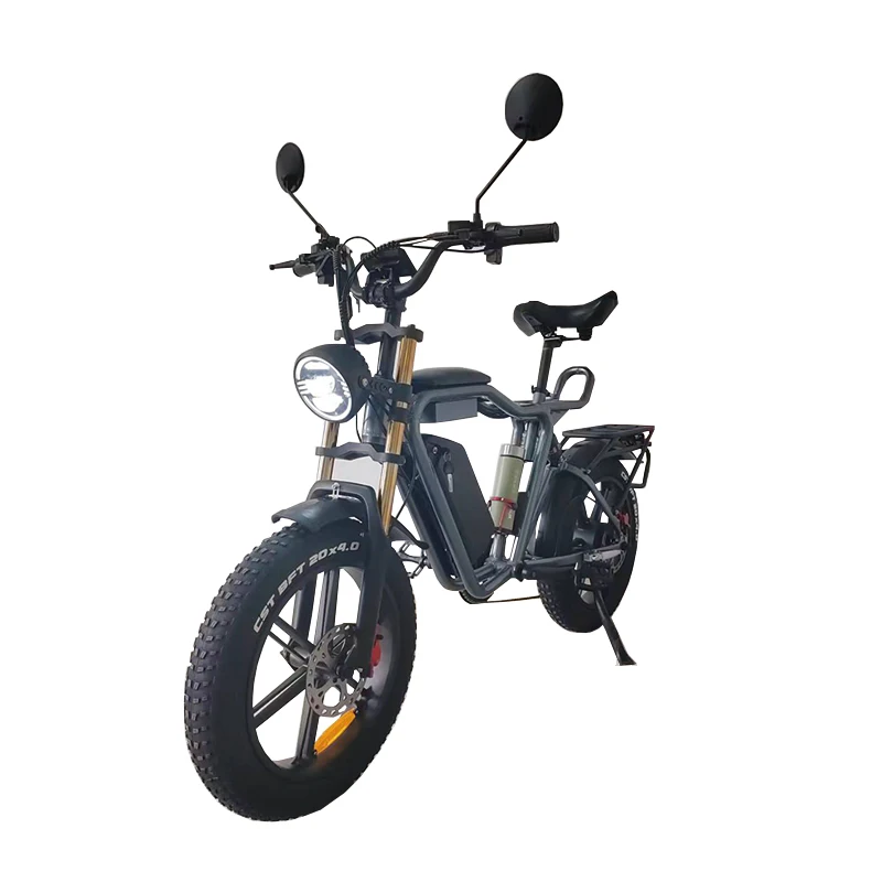 

Ingkofastrider E-Bike 52V22Ah Lithium Battery Full Suspension Hydraulic Brake 1000W Motor Fat Tire Electric Bicycles