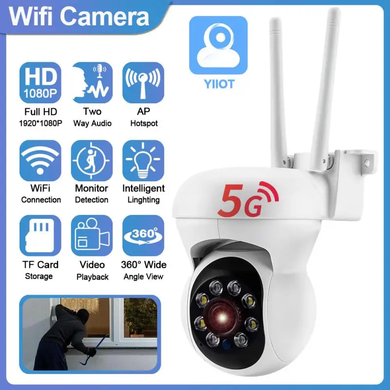 

Camera Ptz Automatic Tracking Video Security Tracking Night Surveillance Camera Digital Zoom Wireless Video Smart Wifi 5g