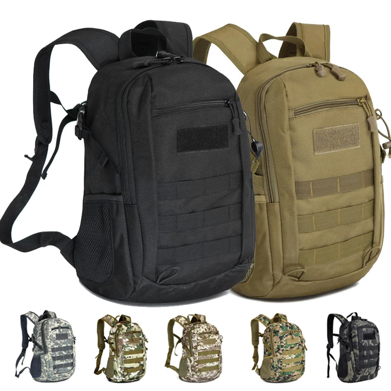 Camouflage Military Shoulder Bag Outdoor Sport Rucksacks Men Travel Hiking Camping Backpack Tactical Shoulder Bag 15L