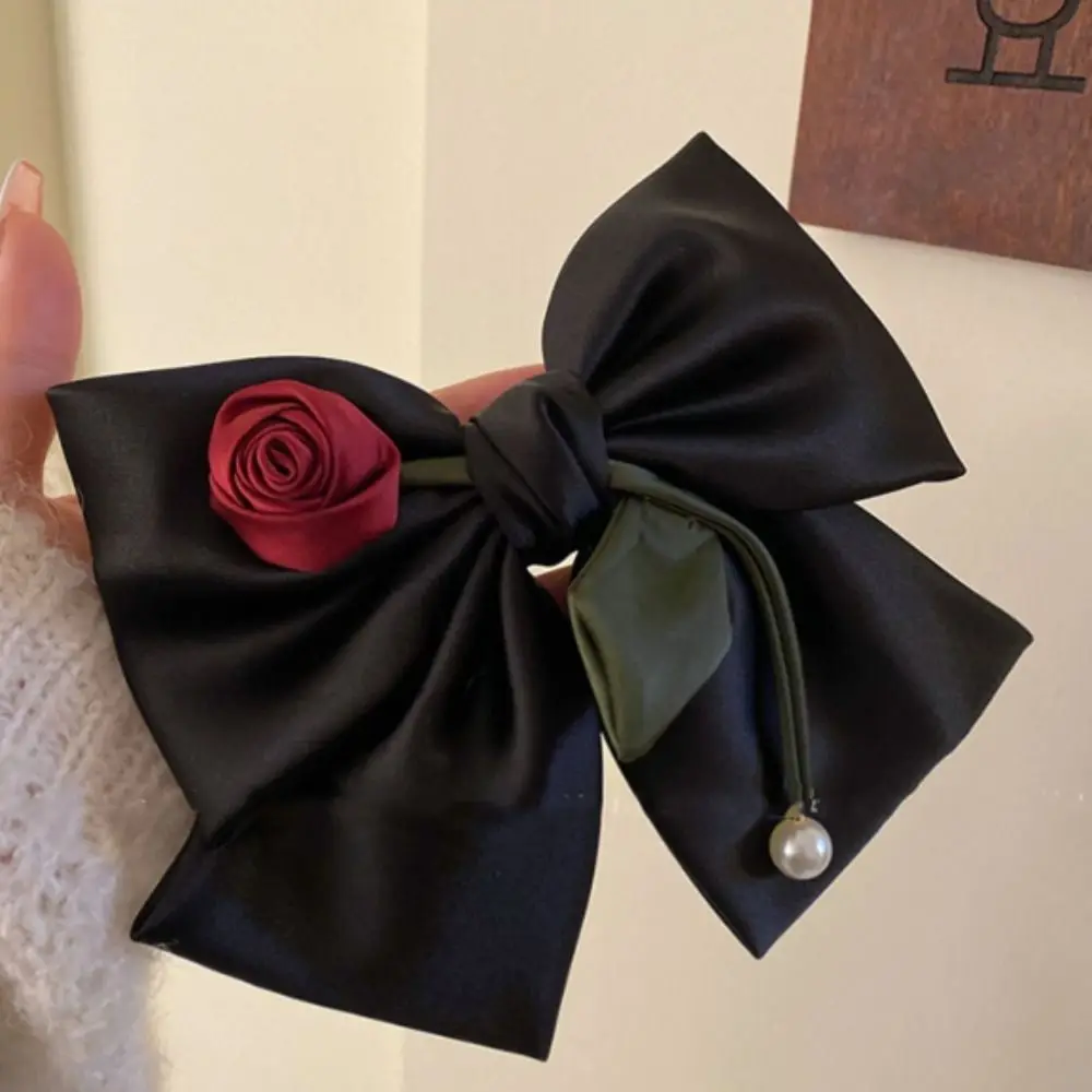 

Fashion Rose Shark clip Women Women Headdress Hair Clip Bow Hairpin Hair Claw