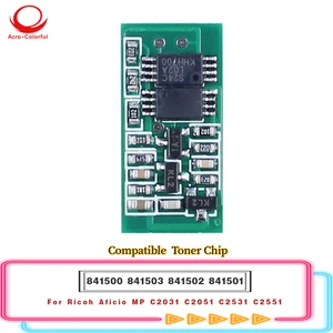 Toner Chip For Ricoh Aficio MP C2031 C2051 C2531 C2551 Reset Laser Printer Copier Cartridge