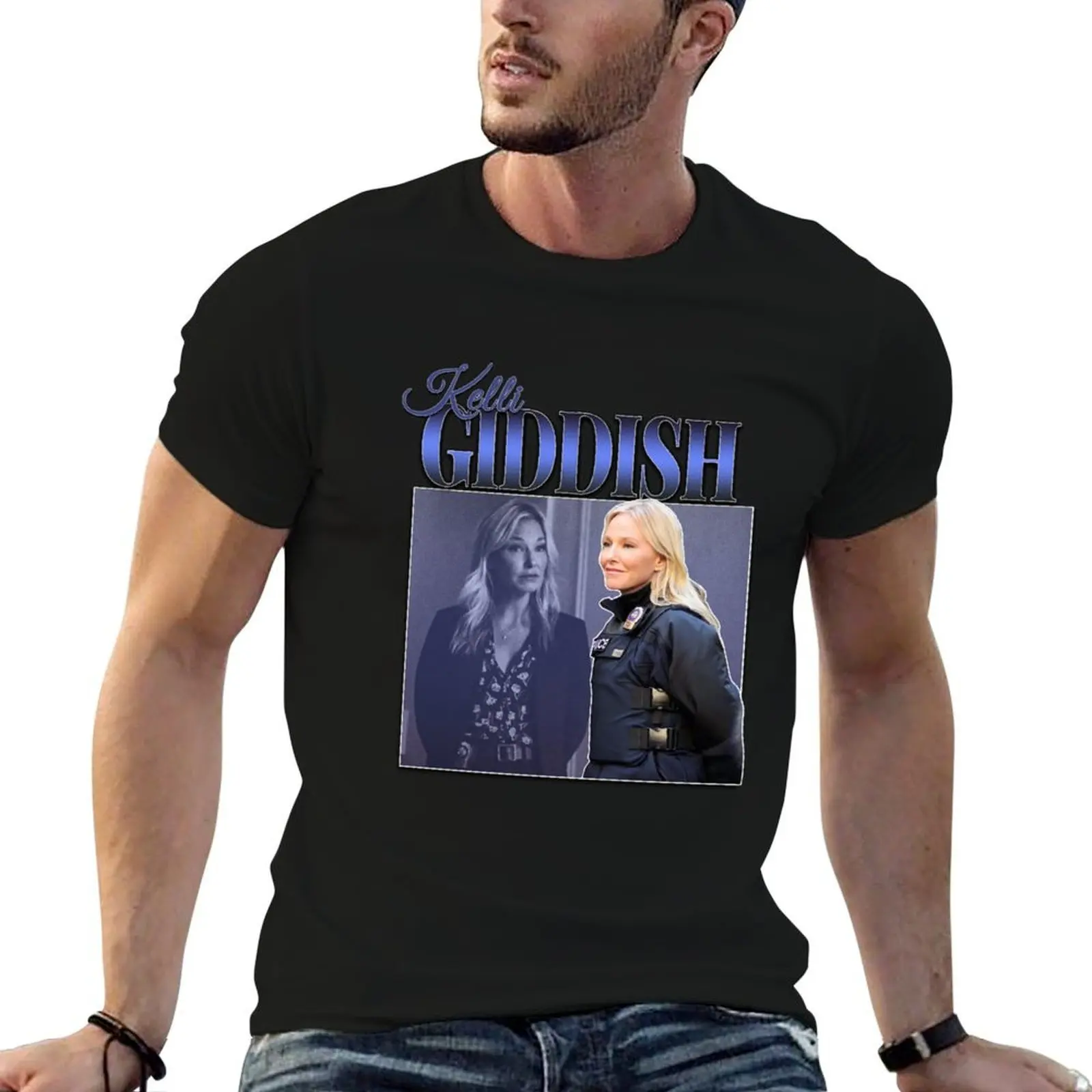 Фото Kelli Giddish Amanda Rollins винтажная футболка в стиле 90-х годов, классическая футболка, забавные футболки, хлопковые футболки, дизайнерская футболка №1