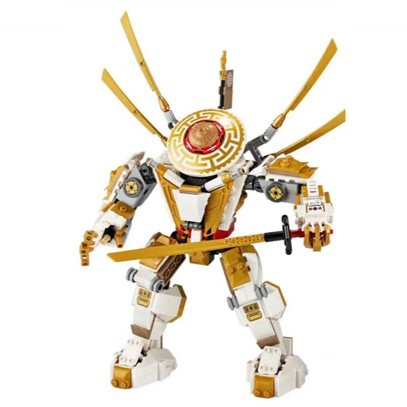2021 New 517pcs Ninja Golden Mech Titan Robot Model set Building Blocks 71702 Ninjagoes Kids Toy Bricks birthday gift |