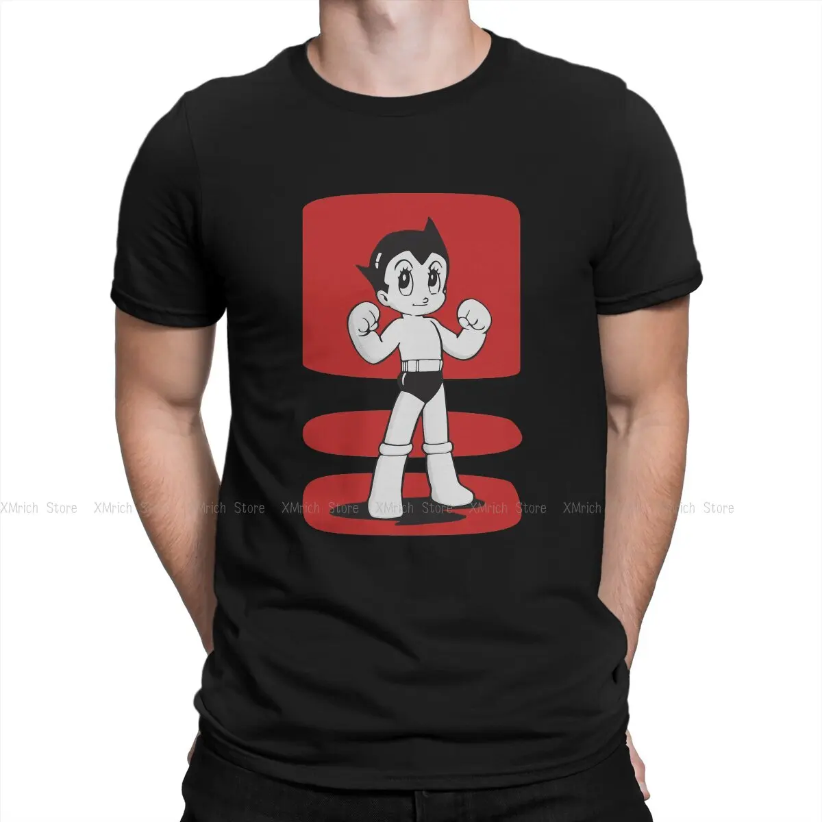 

Mighty Atom Astro Boy Tetsuwan Atomu Cartoons Anime Man TShirt Fashion Individuality T Shirt Harajuku Streetwear Hipster