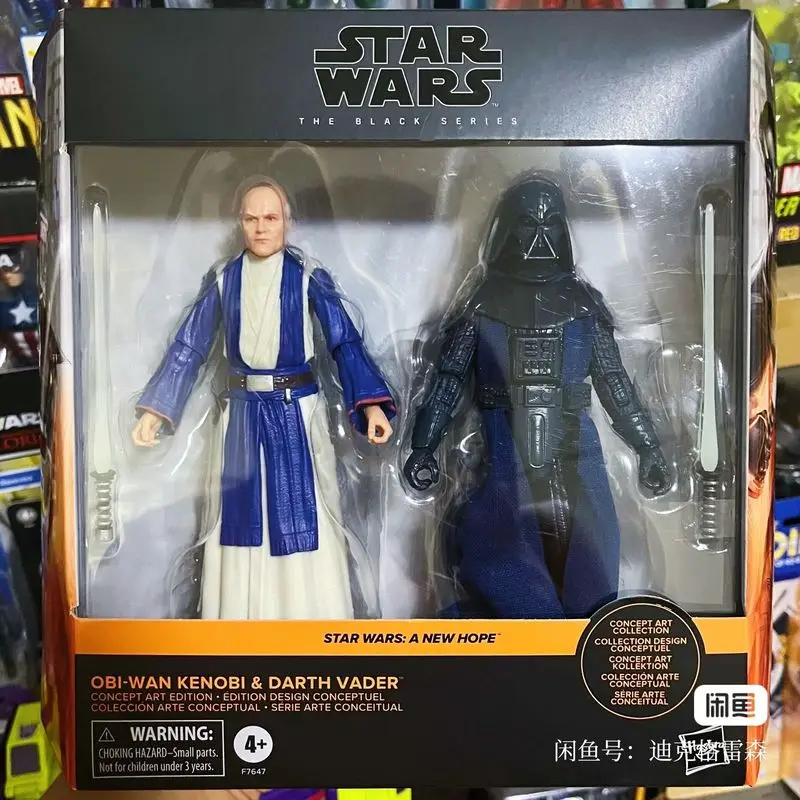 

Оригинальные Звездные войны Дарт Вейдер Оби-Ван двойной костюм 6-дюймовая экшн-фигурка Коллекционная фигурка игрушка кукла подарки для детей
