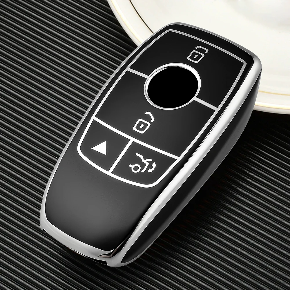 

4 кнопки автомобильный брелок с дистанционным управлением чехол для Mercedes Benz W205 W213 W222 X167 W177 A C E S G класс GLC CLA защита для ключа