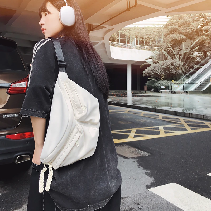 Модная трендовая поясная сумка уличная забавная сумочка в стиле хип-хоп унисекс