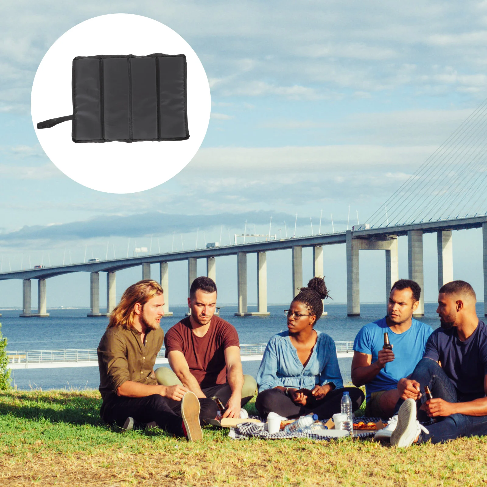 

Pad Mat Sitting Sit Cushion Folding Camping Hiking Portable Waterproof Picnic Backpacking Foldable Kneeling Outdoor Mattress