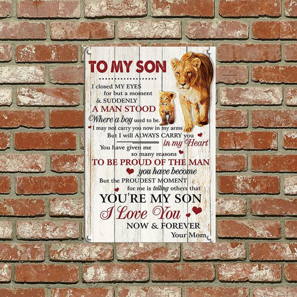 Моя Красивая дочь Жираф металлический жестяной знак плакат доска для дома Бар