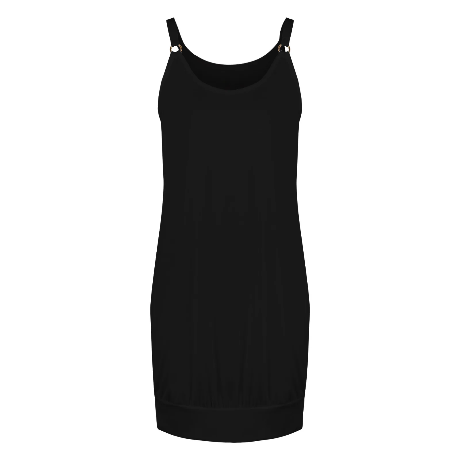 

Dress 2023 Summer Fashion New Women's Casual Loose Solid Color Dress Commuter High Street Party Sexy Mini Dresses Female & Lady