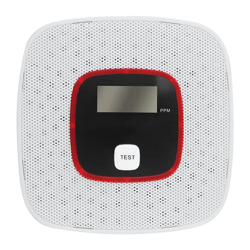 

Combination Carbon Monoxide Alarm,LCD CO Carbon Monoxide Gas Alarm Sensor Poisoning Smoke Gas Tester Detector
