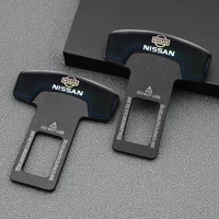 12pcs car seat belt buckle inside extender plug card lock for nissan x trail x trail t30 t31 t32 2013 2019 styling accessories