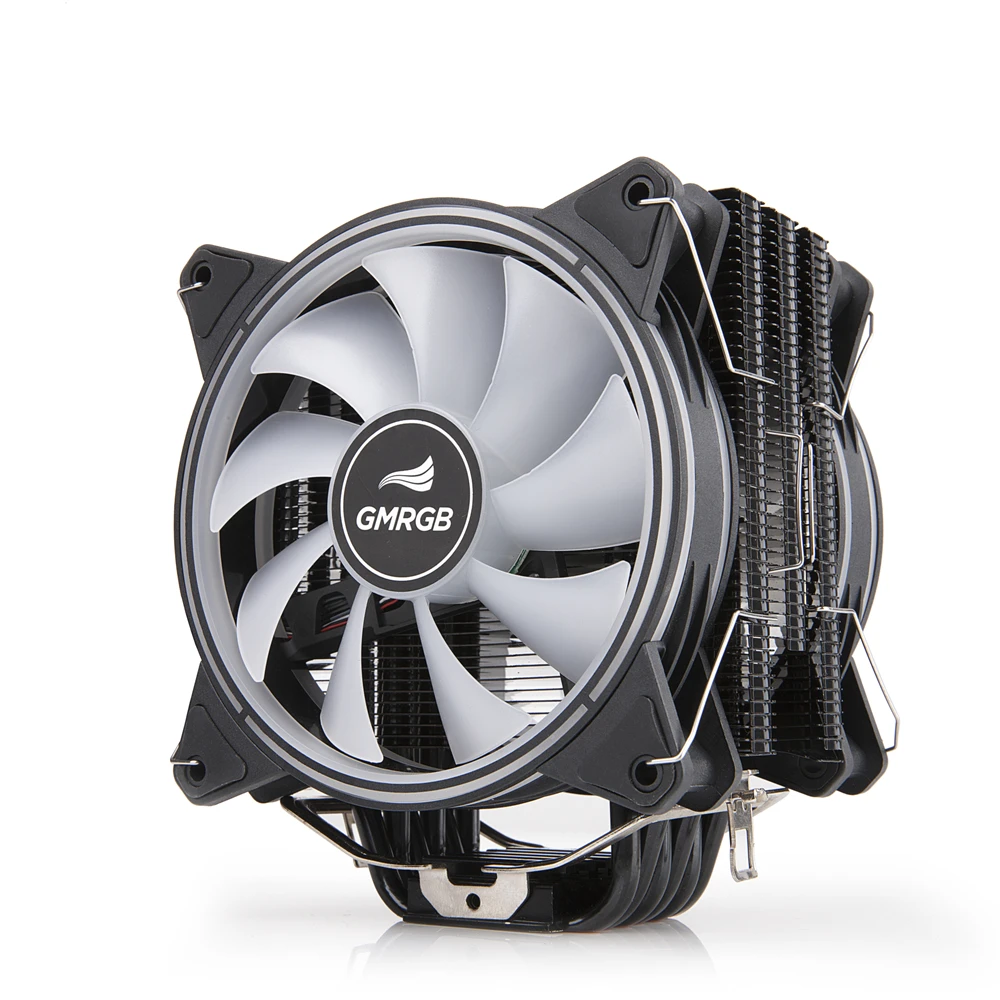 GMRGB 6 rury chłodnica procesora 4 Pin GF206 PWM RGB PC milczy Intel LGA 1700 1200 1150 1151 1155 2011/E5/X79/X99/AMD AM2/AM3/AM4 6 GMRGB 6 rury chłodnica procesora 4 Pin GF206 PWM RGB PC milczy Intel LGA 1700 1200 1150 1151 1155 2011/E5/X79/X99/AMD AM2/AM3/AM4 6
