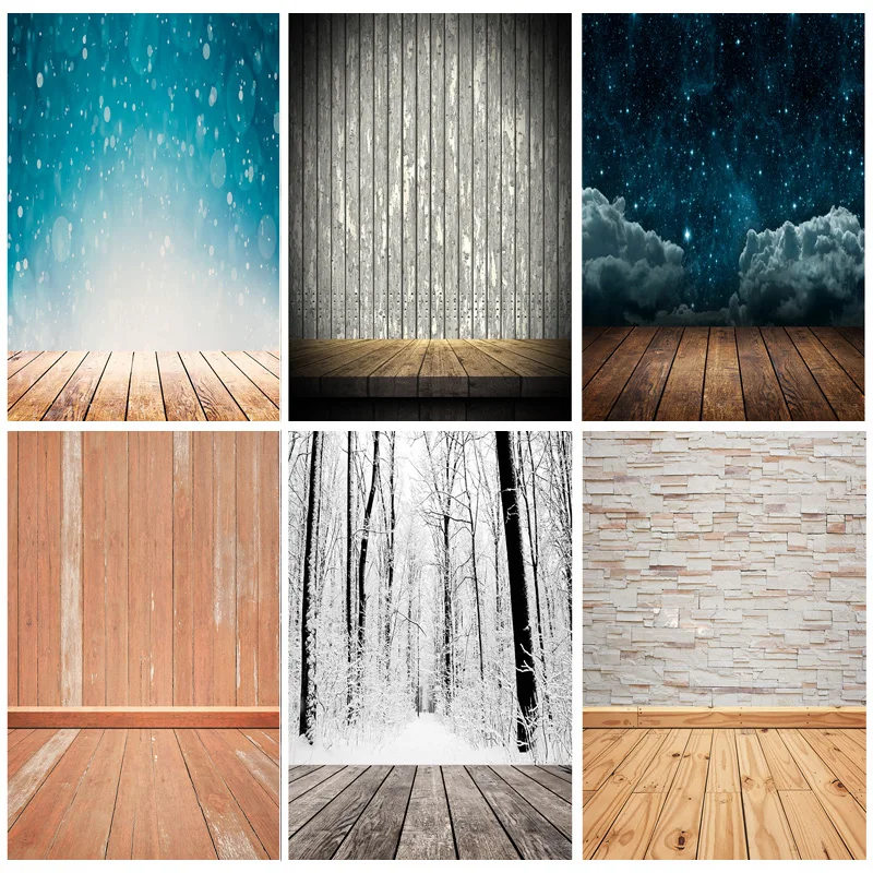 

SHENGYONGBAO Art Fabric Photography Backdrops Wooden Floor Landscape Flower Photo Studio Background Props 2216 FREE-03