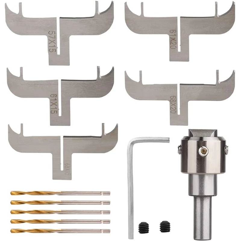 

Hot Wooden Bracelet Ring Milling Cutter Blades, Wooden Thick Ring Maker Tool Kit For CNC Machine Router Bit