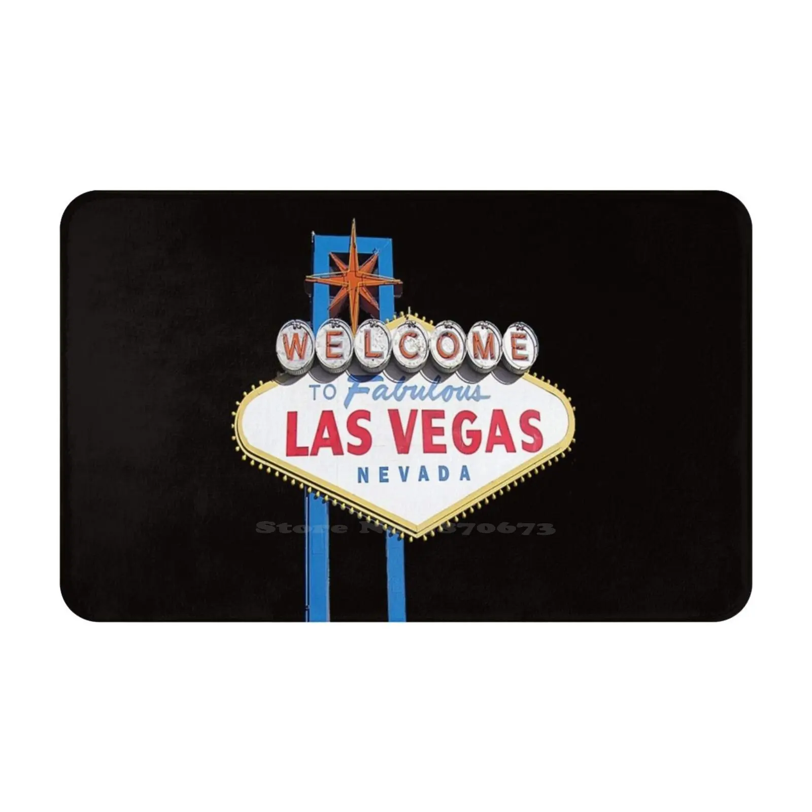 

Welcome To Fabulous Las Vegas 3D Household Goods Mat Rug Carpet Foot Pad Vegas Las Welcome Fabulous Urbanphotos