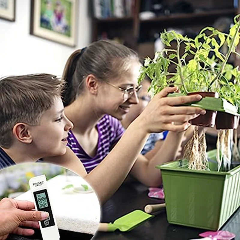 3-в-1 TDS метр цифровой тестер воды измеритель температуры и EC 0-999 ppm PPM для