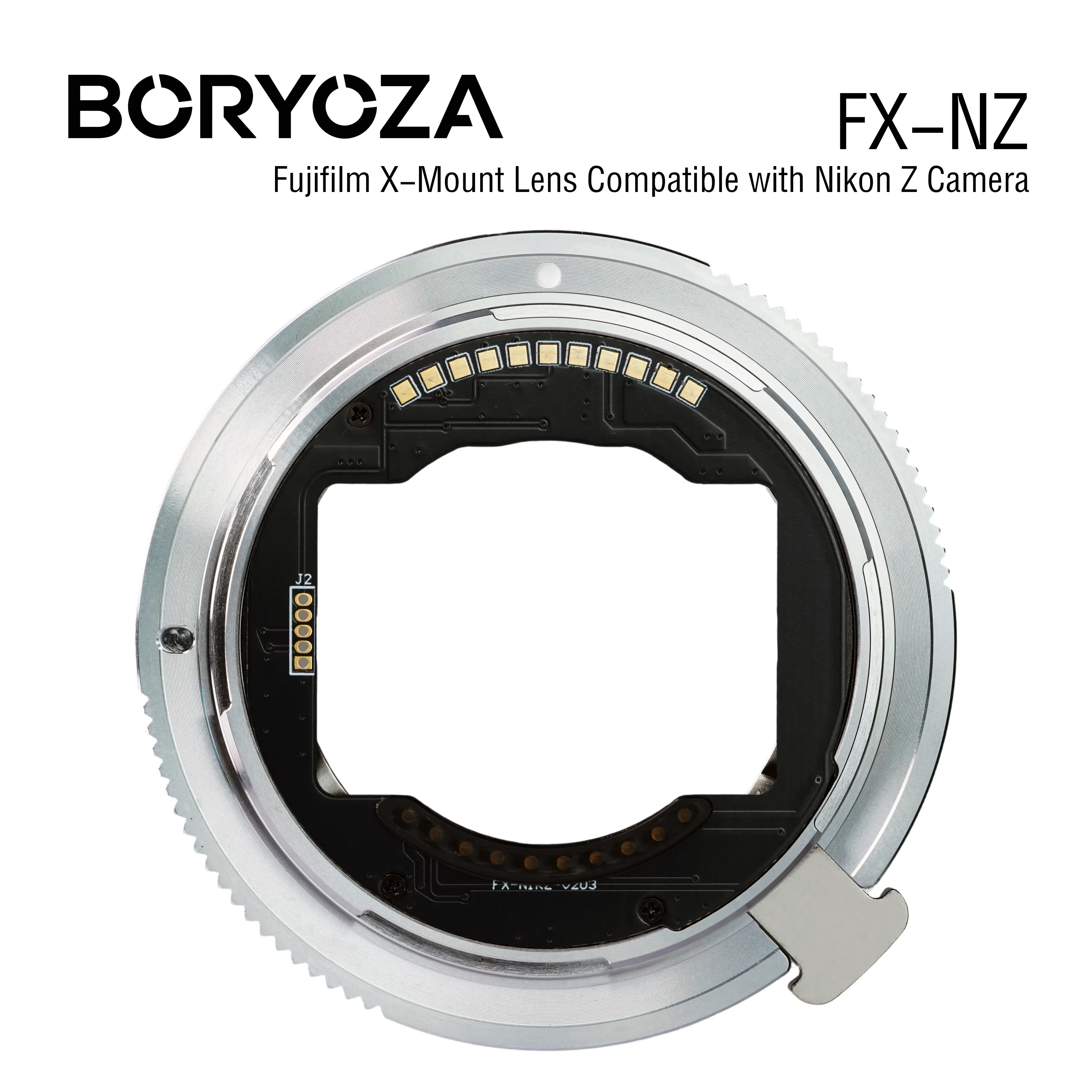 Фото Адаптер для автофокусных объективов BORYOZA FX-NZ: для объективов Fujifilm X Mount на камеры Nikon Z Mount №4