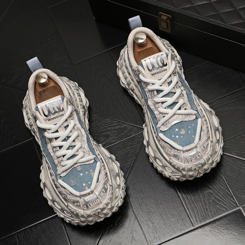 Новое поступление мужская модная повседневная парусиновая обувь для папы