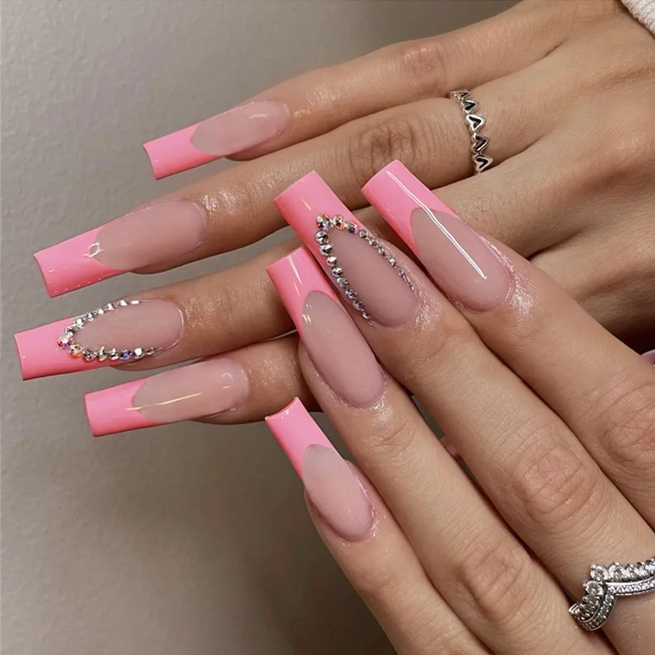 Накладные ногти со съемными кристаллами 24 шт. |