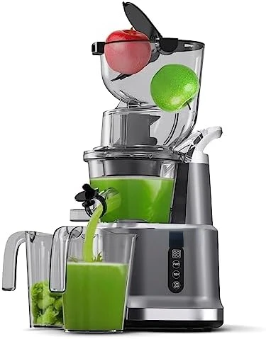 

Slow Masticating Juicer Machines with 83mm Wide Mouth, Whole Slow Juicer, Cold Press Juicer Extractor, Juice Maker for Fruits an