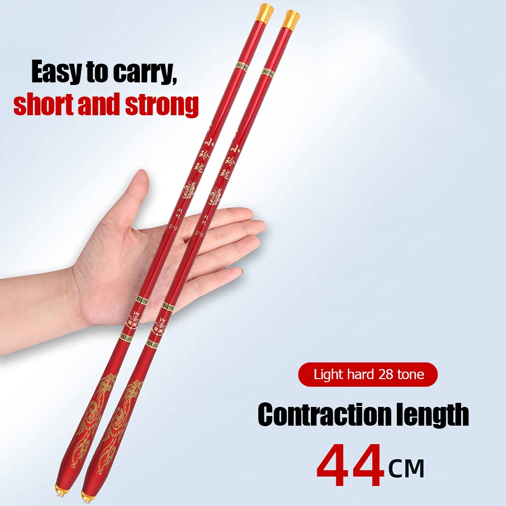 

Telescopic Spinning Fishing Rod Portable Carbon Ultra Hard Hand Pole for Stream Fishing Tackle Tools Fishing Rod Accessories