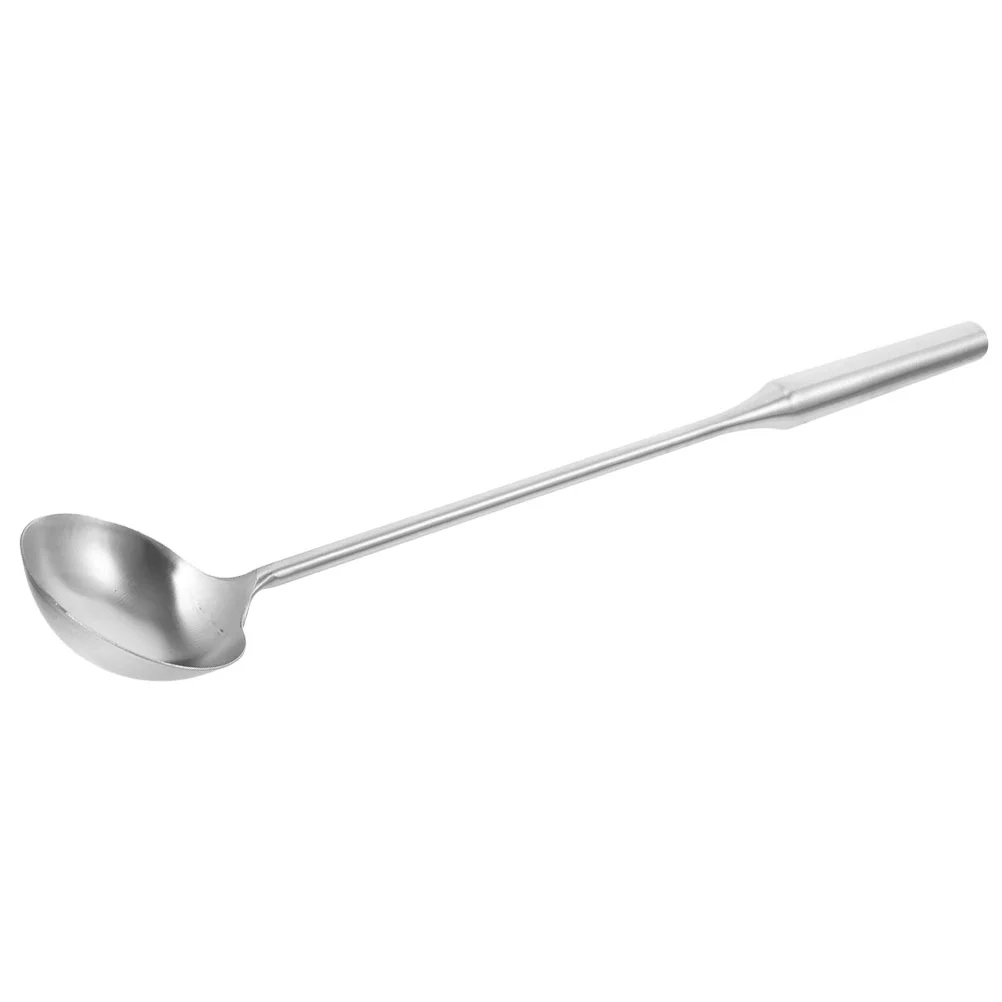

Chef Spoon Soup Spoons Asian Stainless Steel Utensils Bucket Wok Accessories Scoop Metal Cooking Kitchen Water