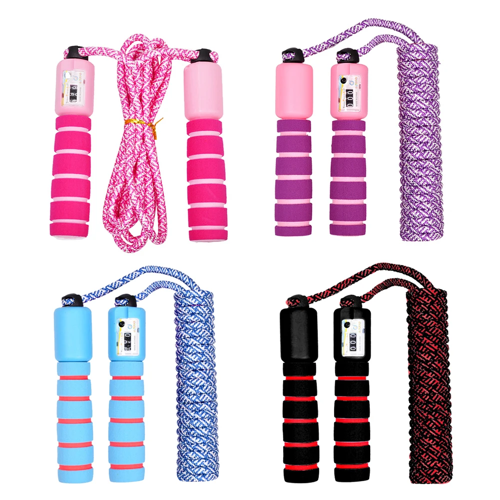 

Children Jump Rope Skipping Rope with Counter Adults Adjustable Jumping Ropes Sports Fitness Equipment for Sports Exercise