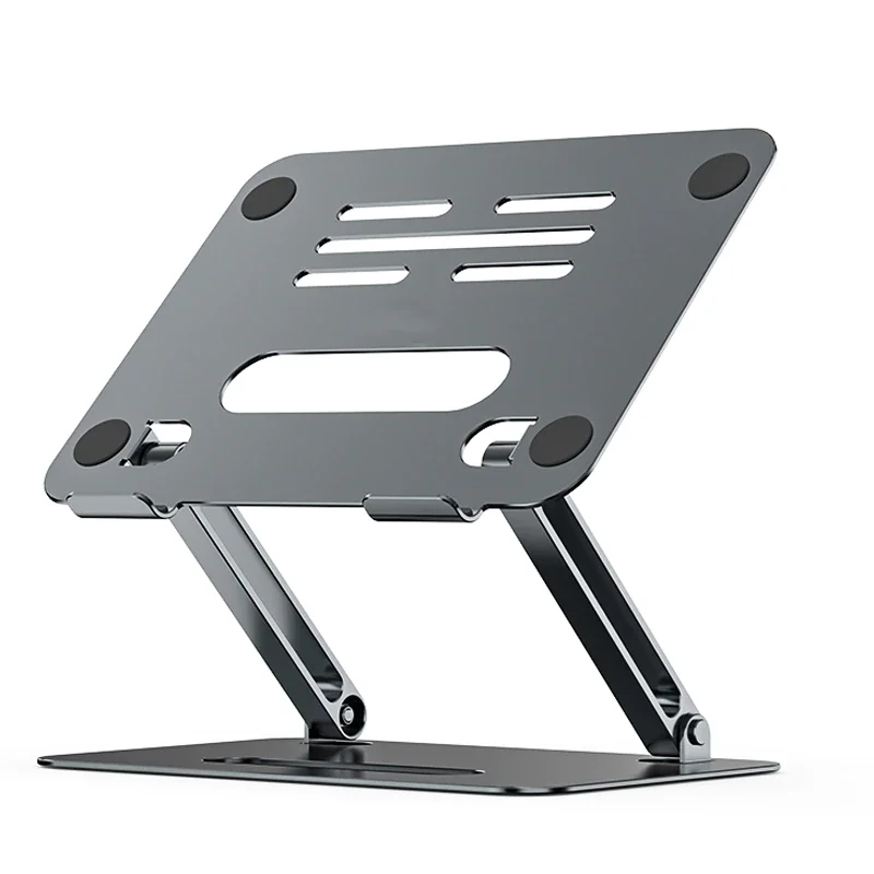 

New Portable Laptop Stand Aluminum Alloy Adjustable Laptop Stand Folding For Notebook Computer Bracket Lifting Cooling Holder